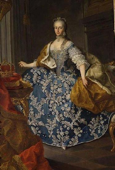 unknow artist Portrait of Maria Josepha of Bavaria Holy Roman Empress oil painting image